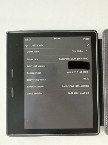 Kindle oasis 10th gen gb - kindle,