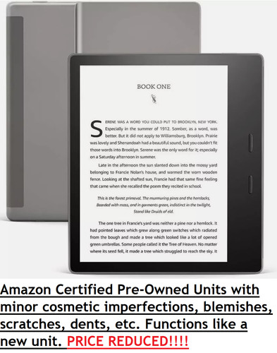 Amazon kindle oasis ereader - amazon,