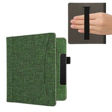 Étui à rabat textile pour